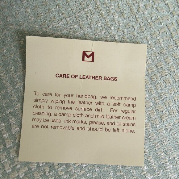 Michael Kors Genuine Leather Rectangular Medium Sz Shoulder Bag Green Gold *Flaw - Picture 12 of 15